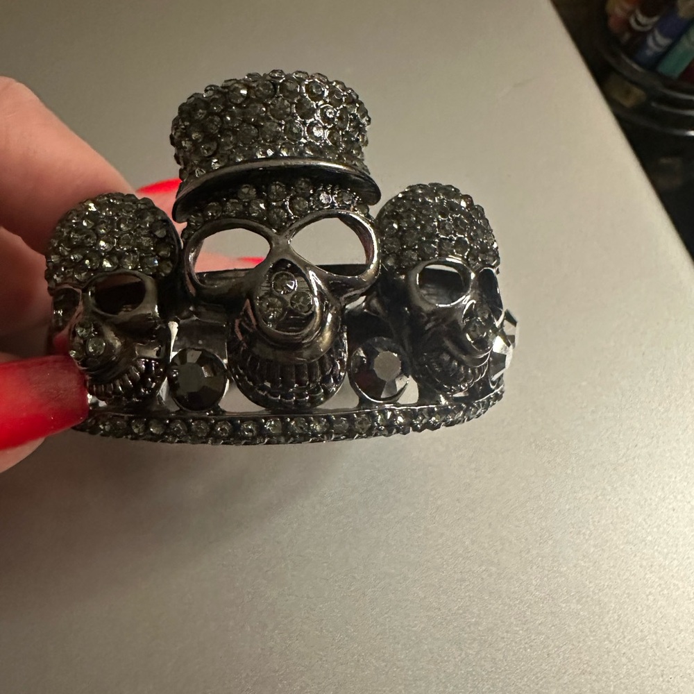 Skull Design Black Bracelet
